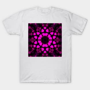 Psychedelic Hippie Flower Purple T-Shirt